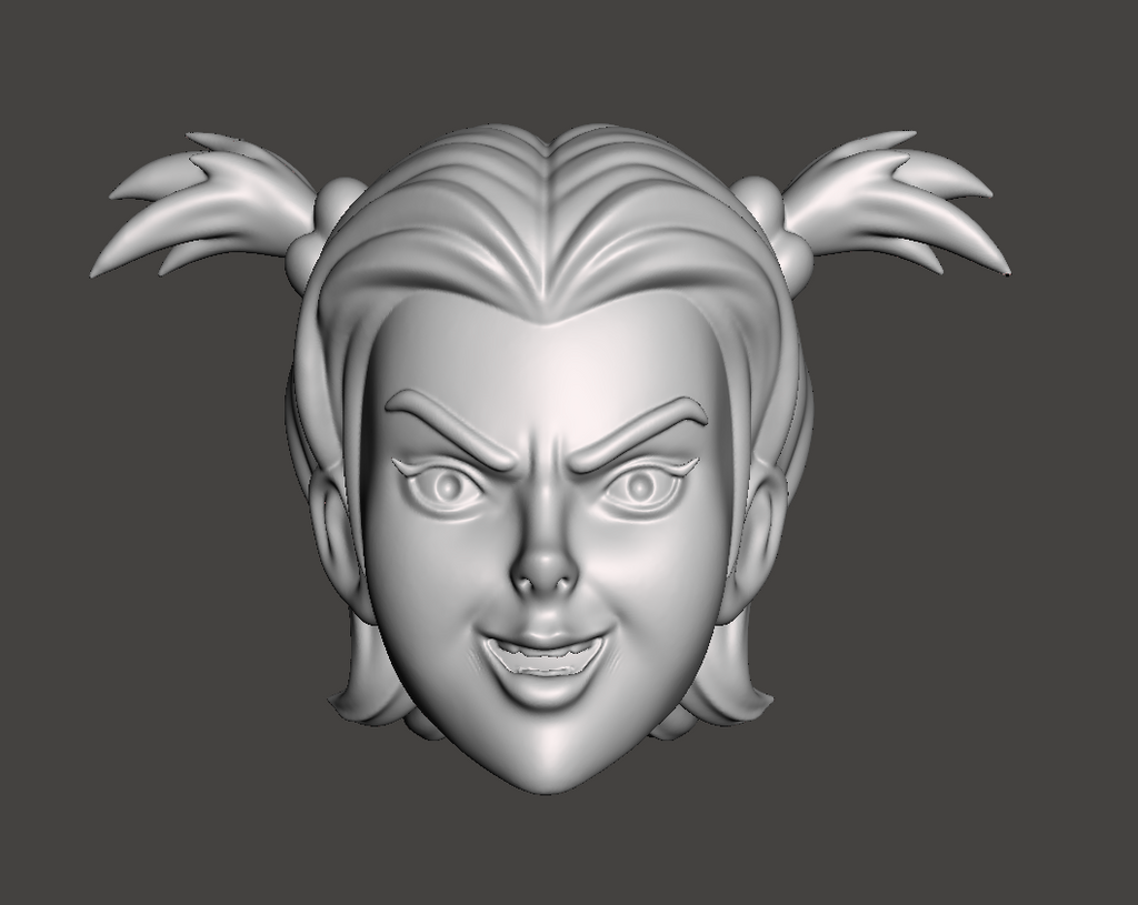 Hex Girl Mego Style head Dusk