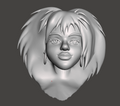Hex Girl Mego Style head Luna