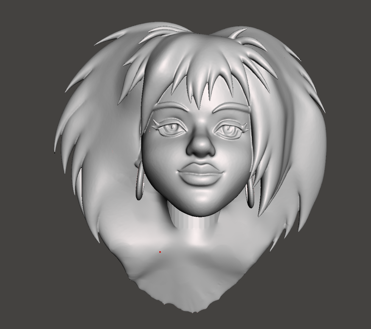 Hex Girl Mego Style head Luna